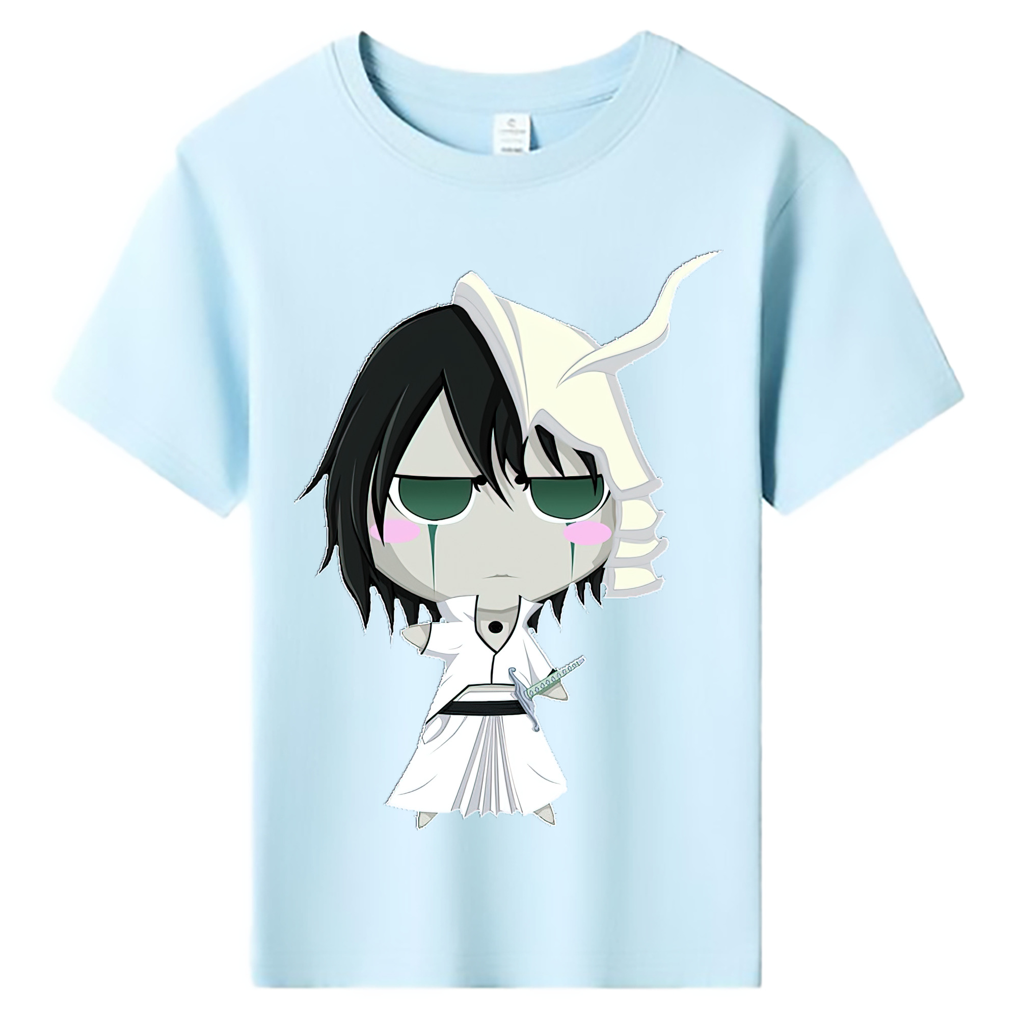 （画像用） ブリーチ ウルキオラ·シファー BLEACH Ulquiorra cifer 綿100％キッズTシャツ（フロントプリント）